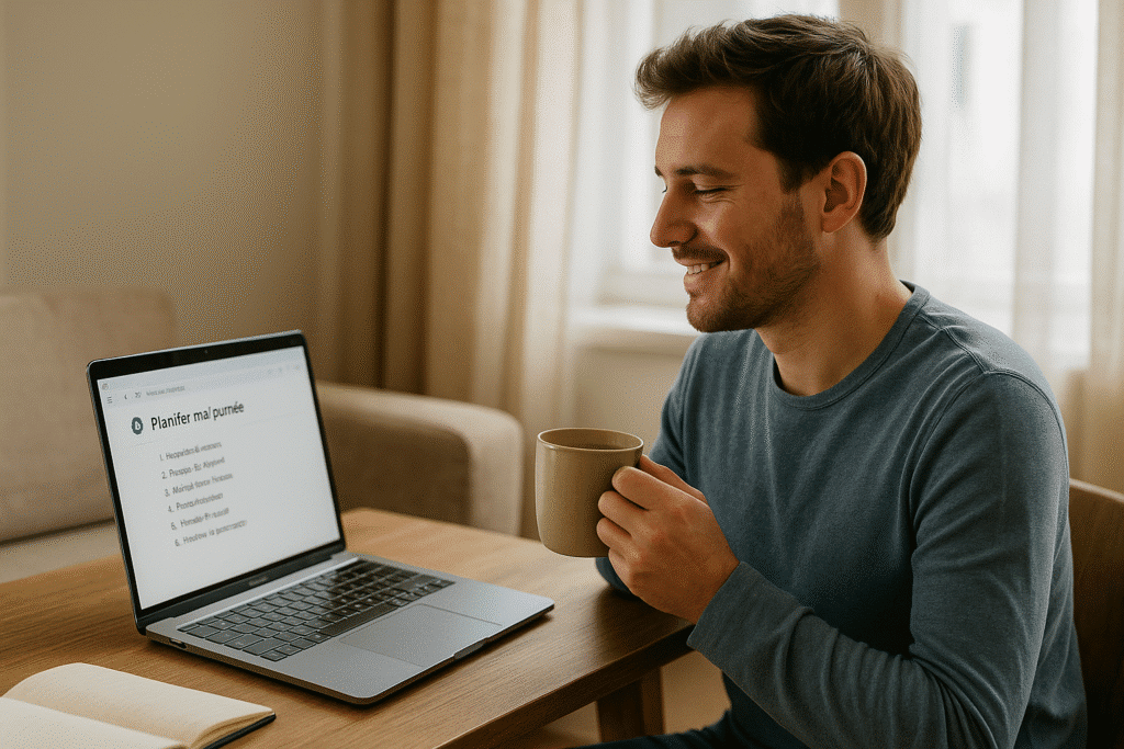 Planifier sa journée avec ChatGPT, une routine apaisante Il gagne 2h par jour grâce à ces 3 routines IA simples