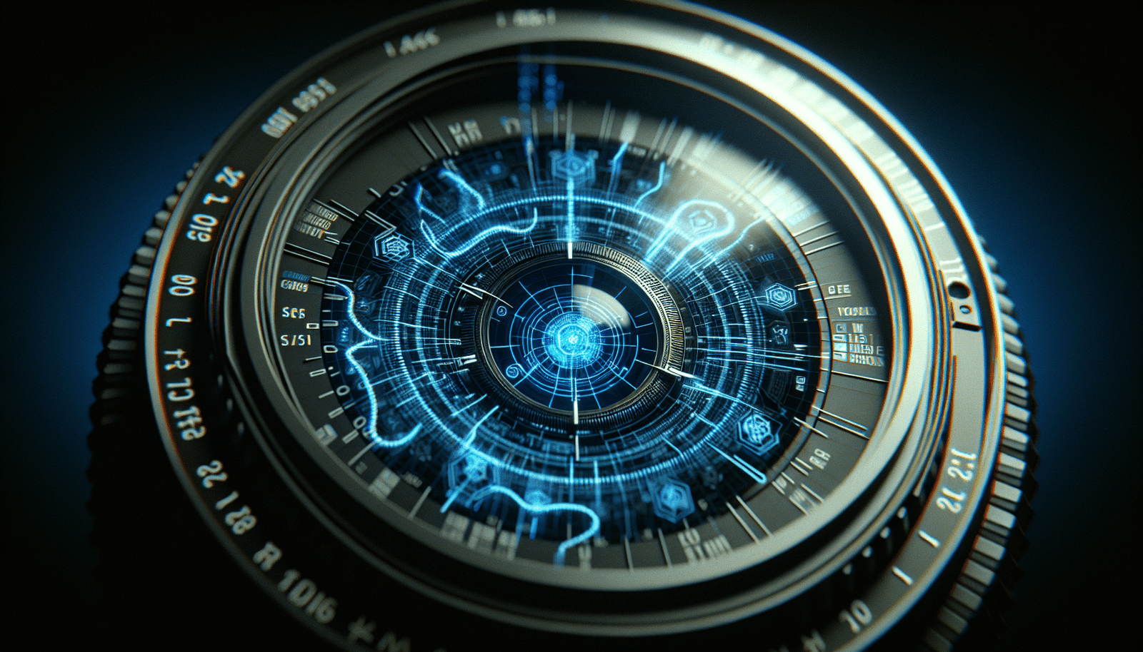 Un puissant bouclier cybernétique stylisé, émettant une lumière protectrice bleue, avec des lignes de code et des données chiffrées qui se déroulent autour de lui, repoussant des menaces abstraites et des silhouettes de cyberattaquants. Symbole de sécurité avancée et de technologie défensive efficace.