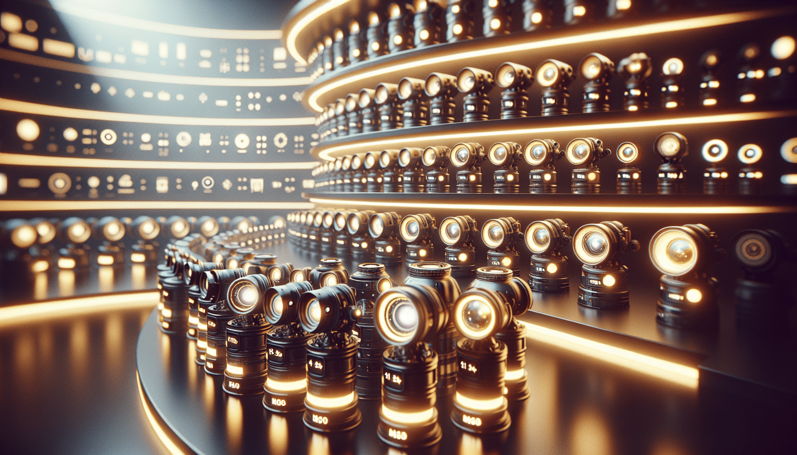 Futuristic digital marketplace showing various AI assistant logos (ChatGPT, Gemini, Claude) as vibrant, glowing orbs, with subtle price tags floating above, minimalist and clean design. Focus on cutting-edge technology and accessibility.